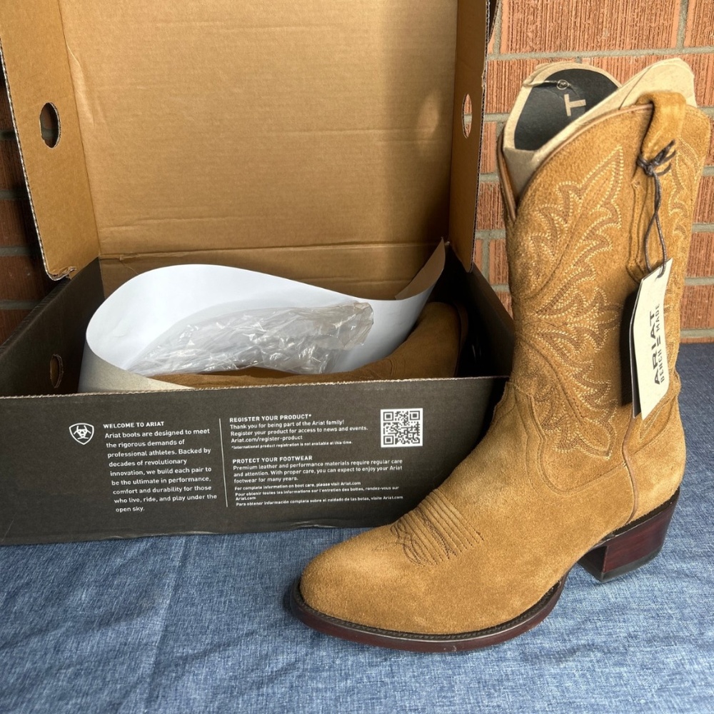 Ariat (NEW) Bench Made Jam (Ouled Tan) Men’s size 9